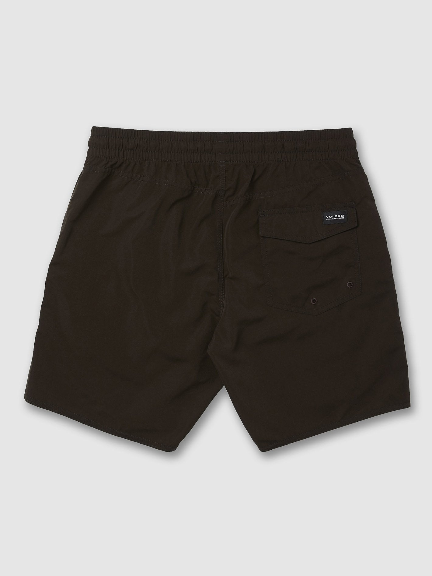 Lido Solid Trunk 16" Boardshort - BLACK
