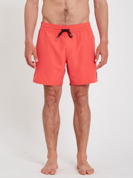 Lido Solid Trunk 16" Boardshort - CAYENNE