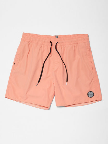 Lido Solid Trunk 16" Boardshort - Clay Orange