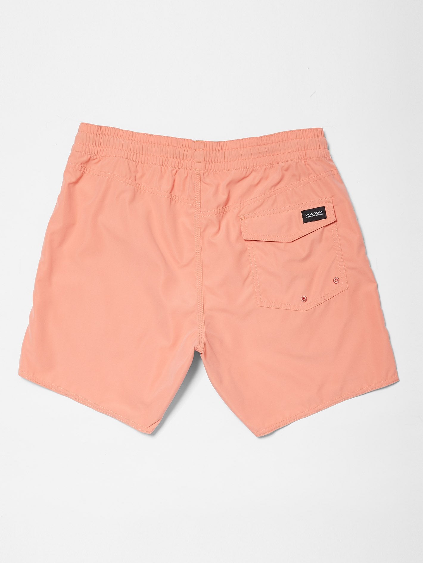 Lido Solid Trunk 16" Boardshort - Clay Orange
