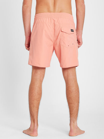 Lido Solid Trunk 16" Boardshort - Clay Orange