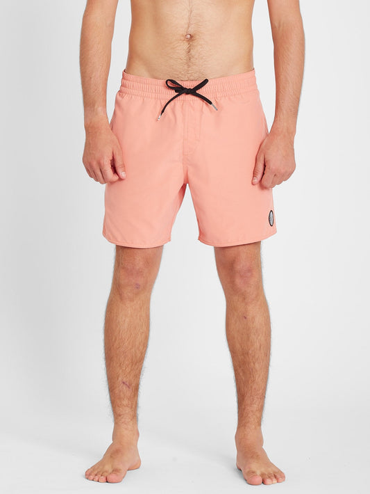 Lido Solid Trunk 16" Boardshort - Clay Orange