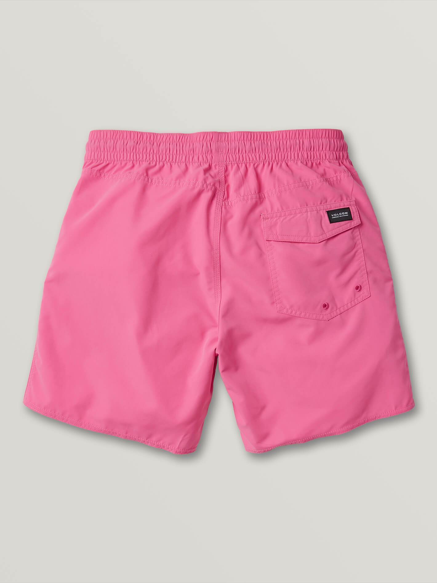 Lido Solid Trunk 16" Boardshort - Desert Pink
