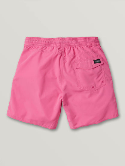 Lido Solid Trunk 16" Boardshort - Desert Pink