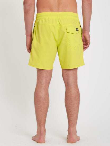 Lido Solid Trunk 16" Boardshort - LIMEADE