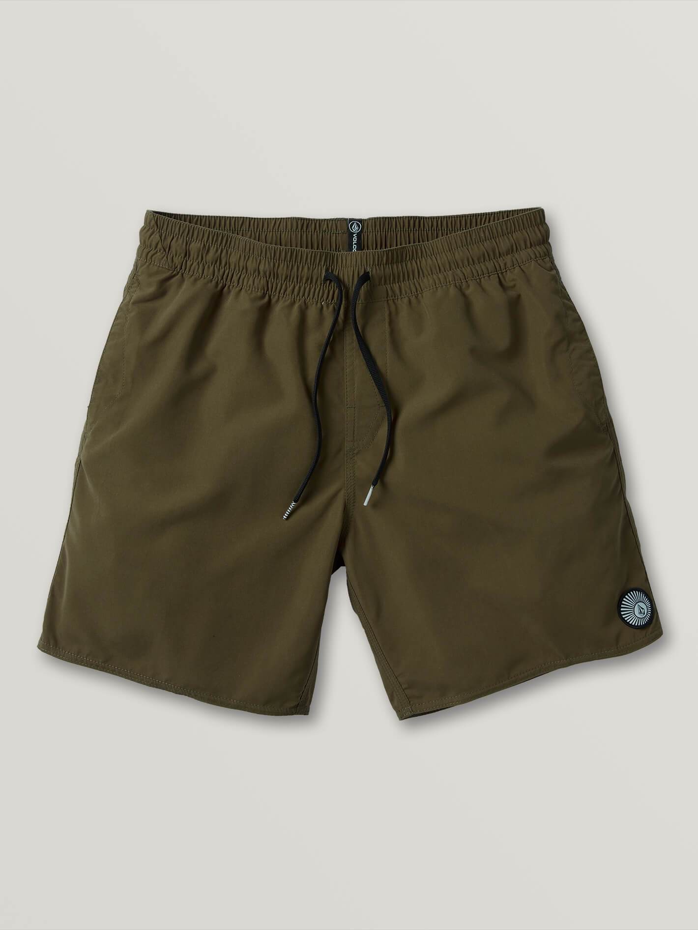 Lido Solid Trunk 16" Boardshort - Military