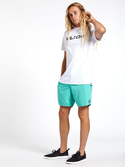 Lido Solid Trunk 16" Boardshort - Mysto Green