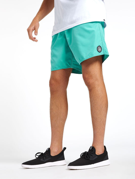 Lido Solid Trunk 16" Boardshort - Mysto Green