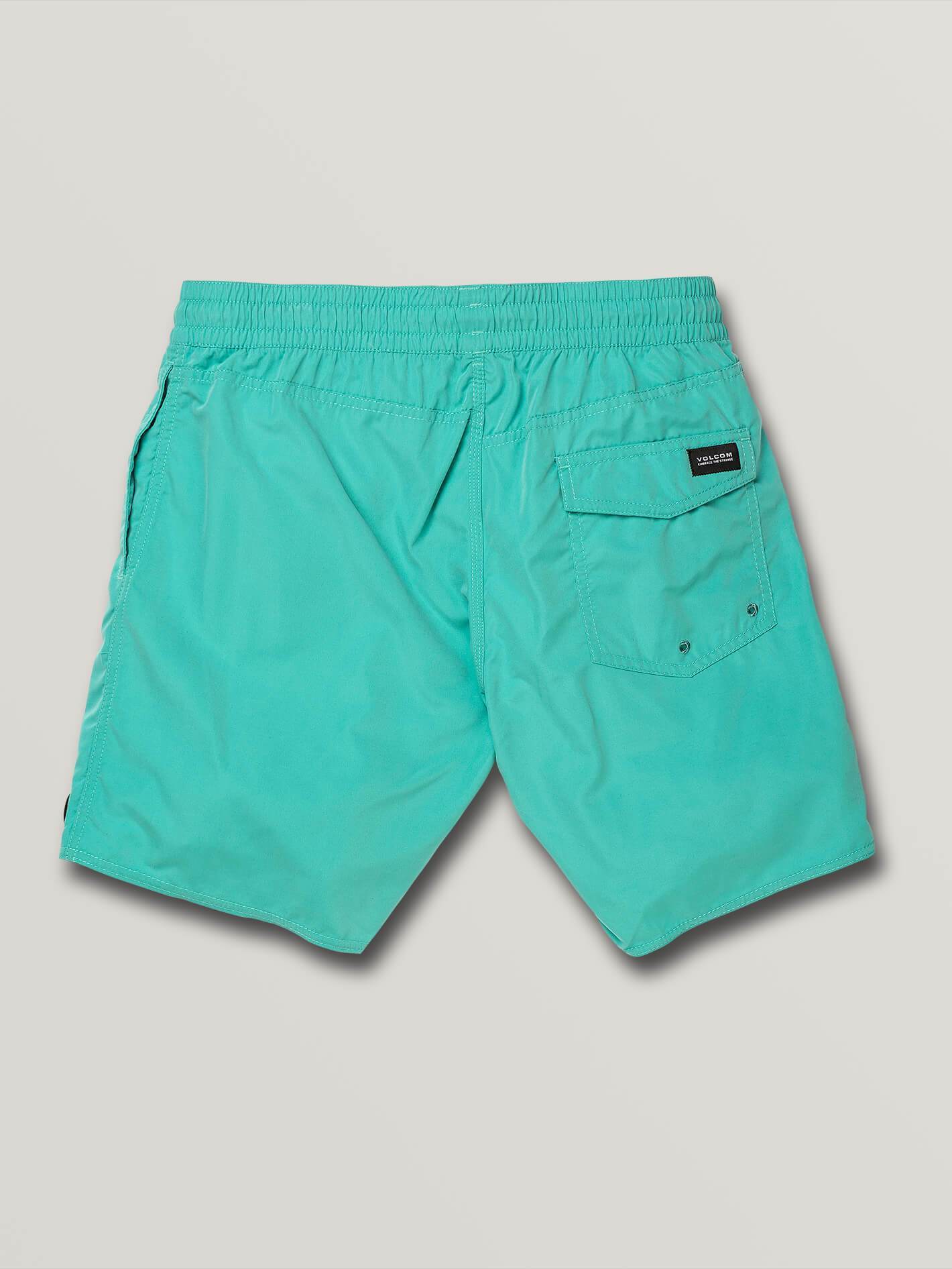 Lido Solid Trunk 16" Boardshort - Mysto Green