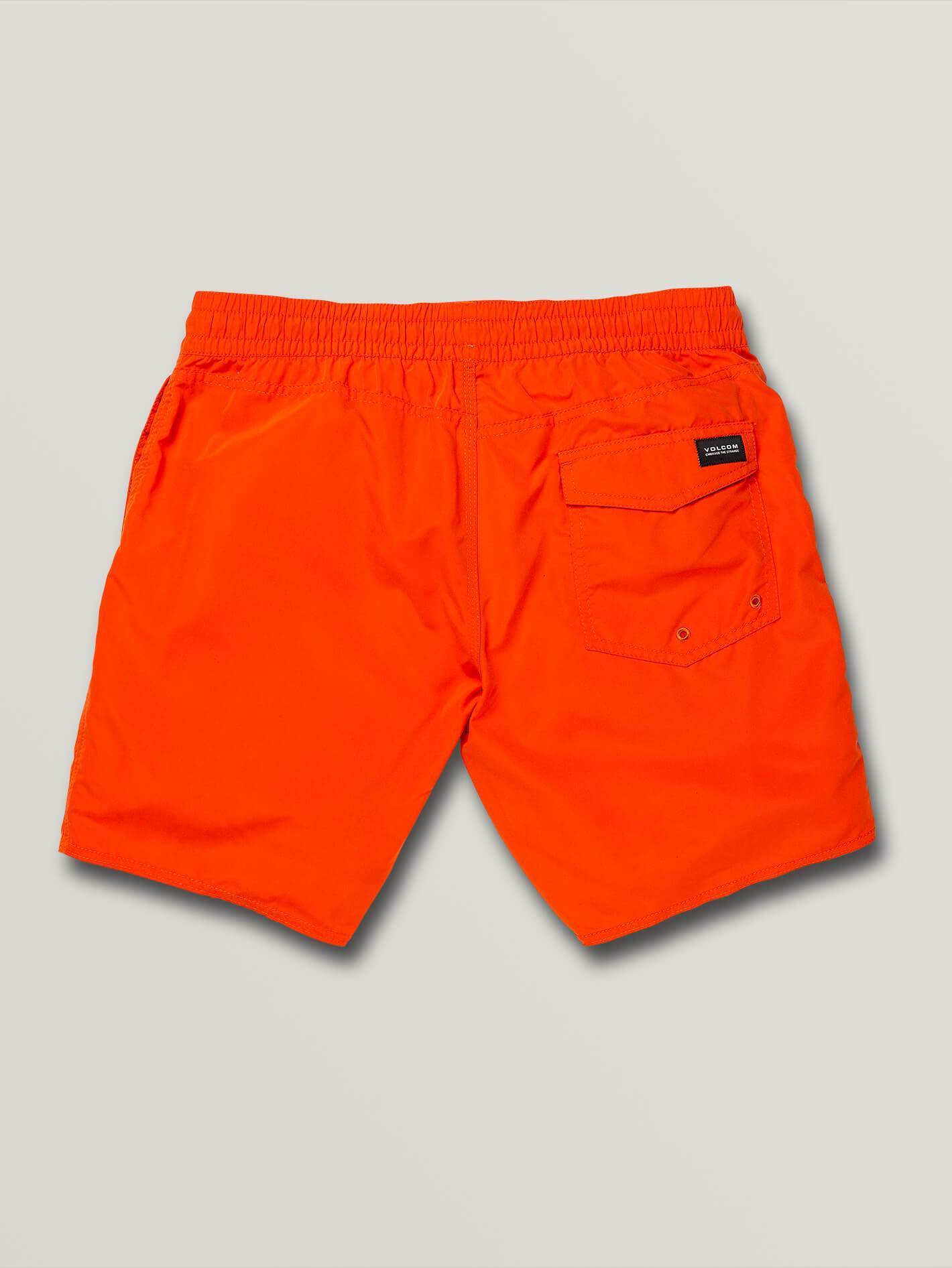 Lido Solid Trunk 16" Boardshort - Pepper Red