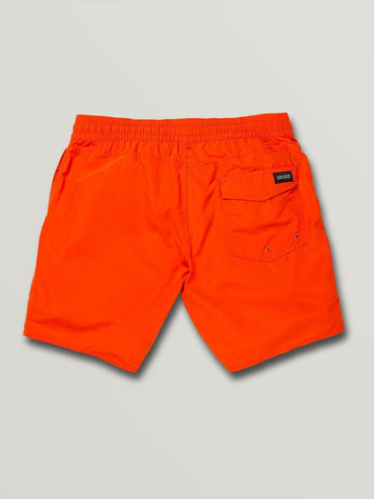 Lido Solid Trunk 16" Boardshort - Pepper Red