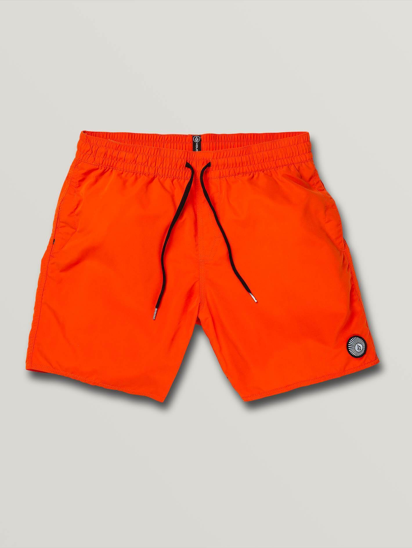 Lido Solid Trunk 16" Boardshort - Pepper Red