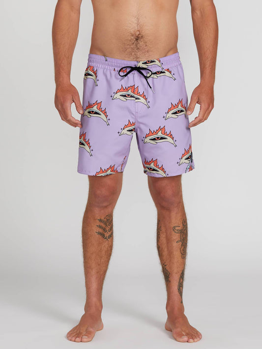 Bottle O Trunk 17" Boardshort - Lilac