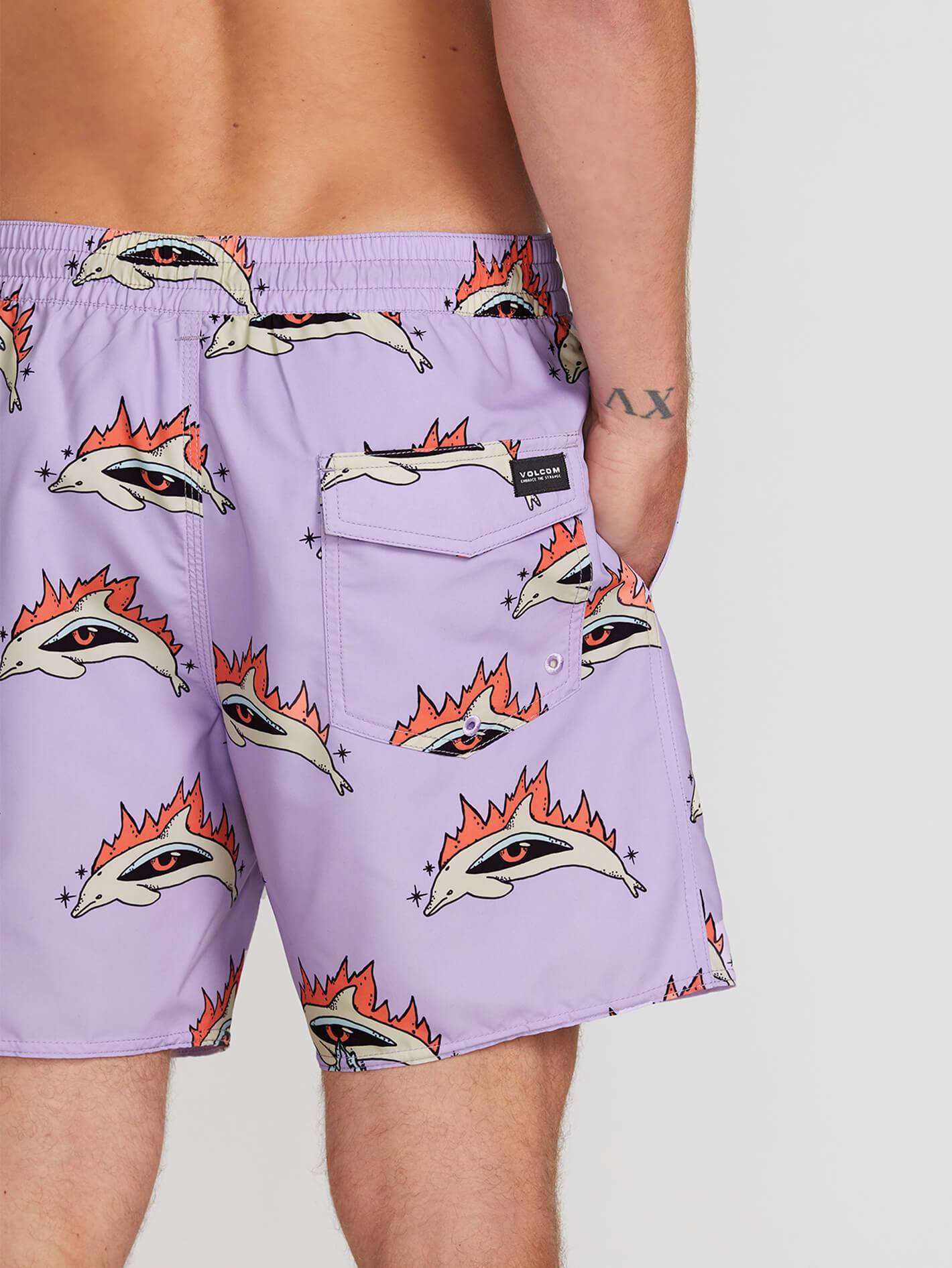 Bottle O Trunk 17" Boardshort - Lilac