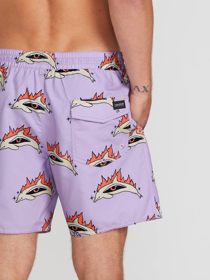 Bottle O Trunk 17" Boardshort - Lilac