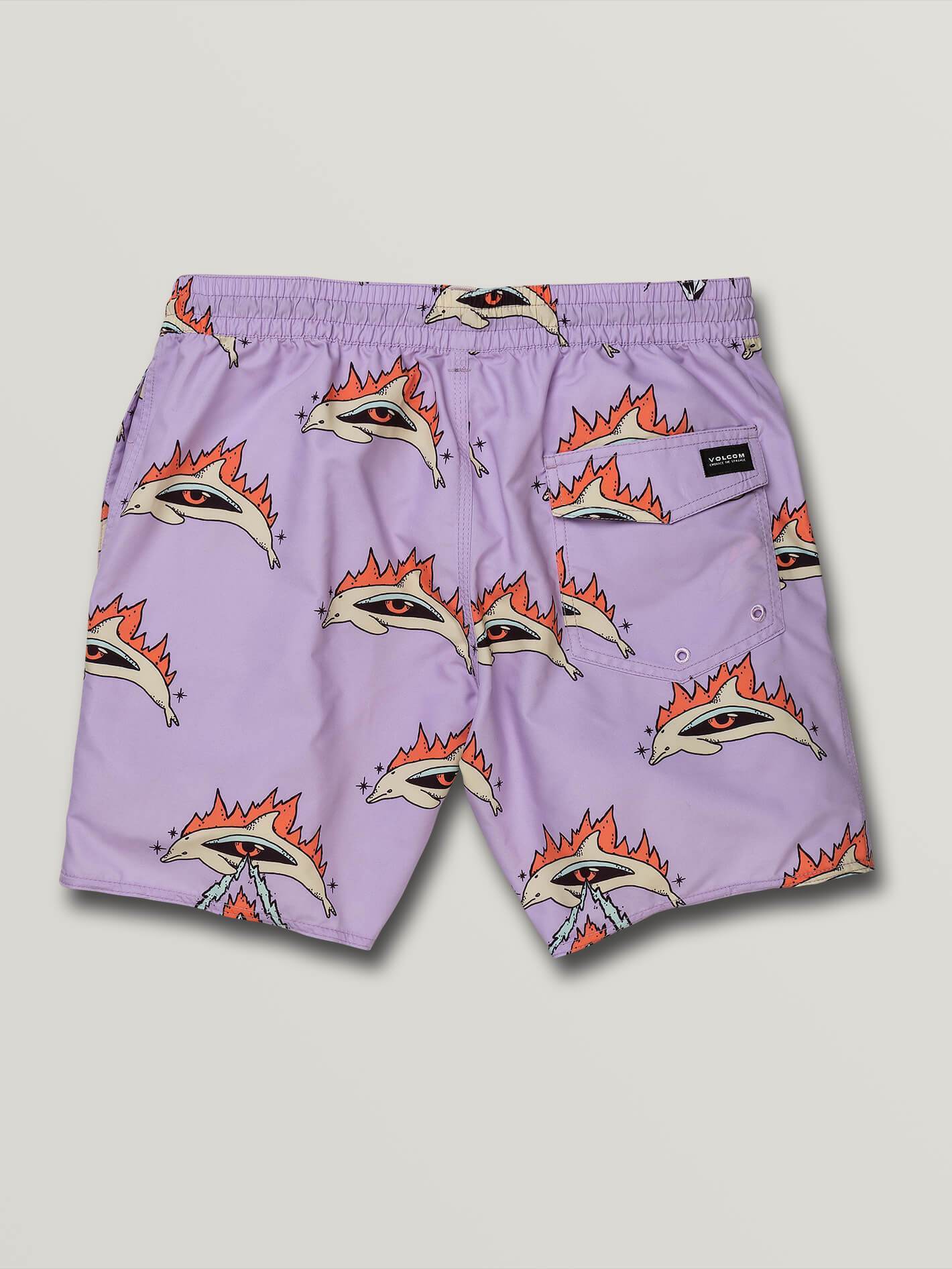 Bottle O Trunk 17" Boardshort - Lilac