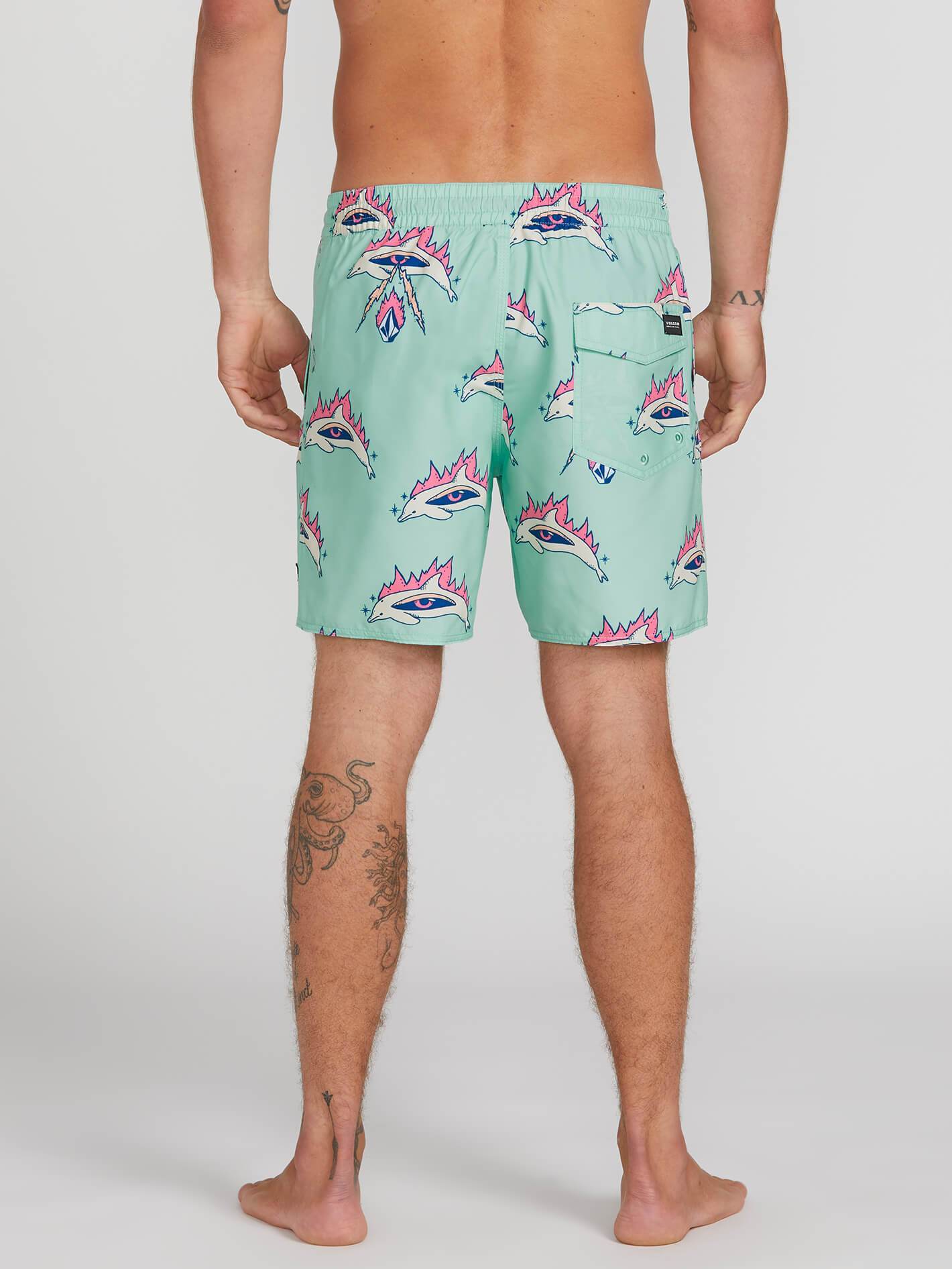 Bottle O Trunk 17" Boardshort - Resin Blue