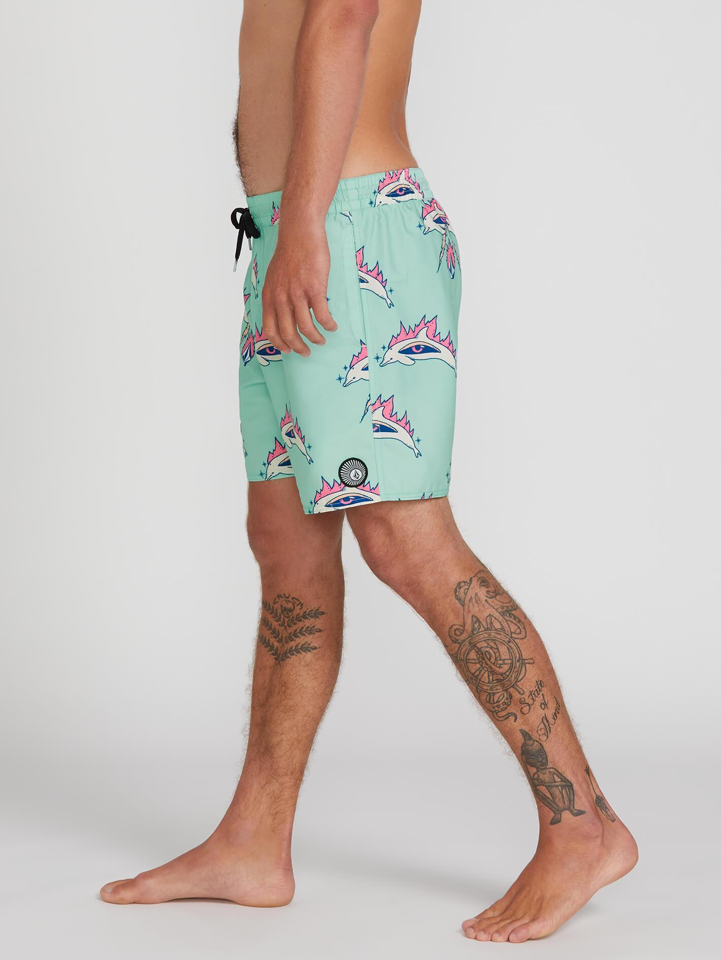 Bottle O Trunk 17" Boardshort - Resin Blue