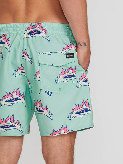 Bottle O Trunk 17" Boardshort - Resin Blue