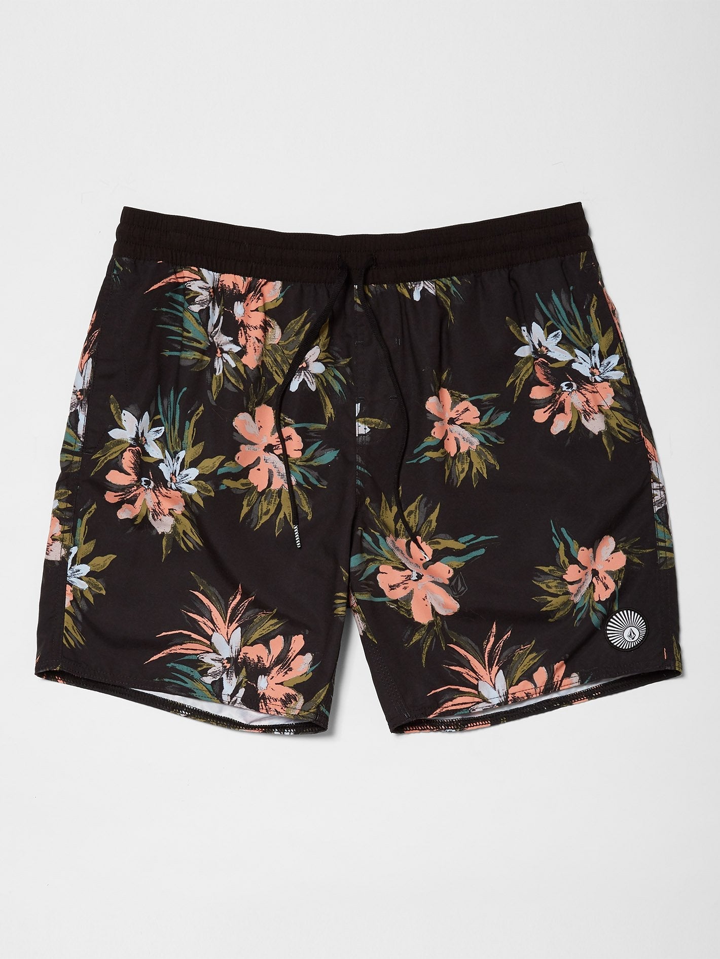 Earthly Delight Trunk 17" Boardshort - Black