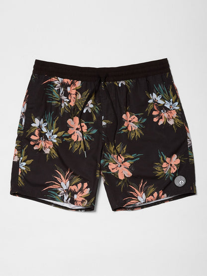 Earthly Delight Trunk 17" Boardshort - Black