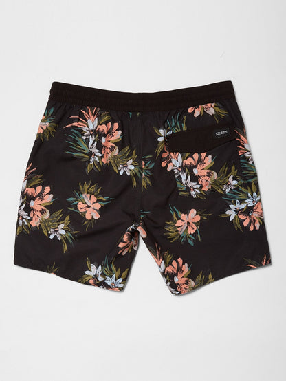 Earthly Delight Trunk 17" Boardshort - Black
