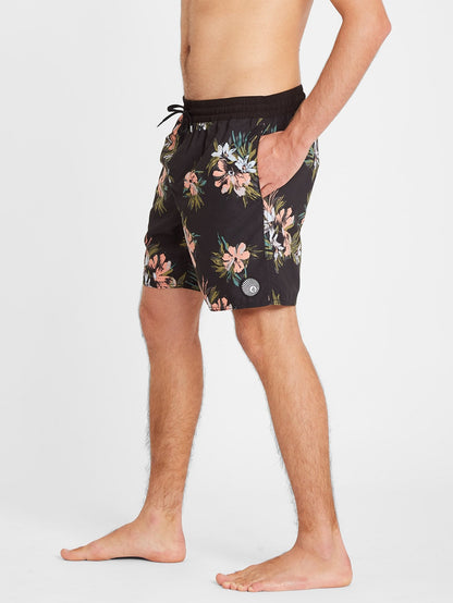 Earthly Delight Trunk 17" Boardshort - Black
