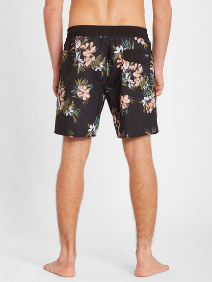 Earthly Delight Trunk 17" Boardshort - Black