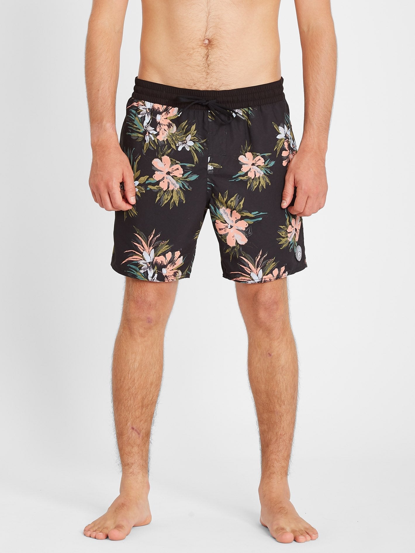 Earthly Delight Trunk 17" Boardshort - Black