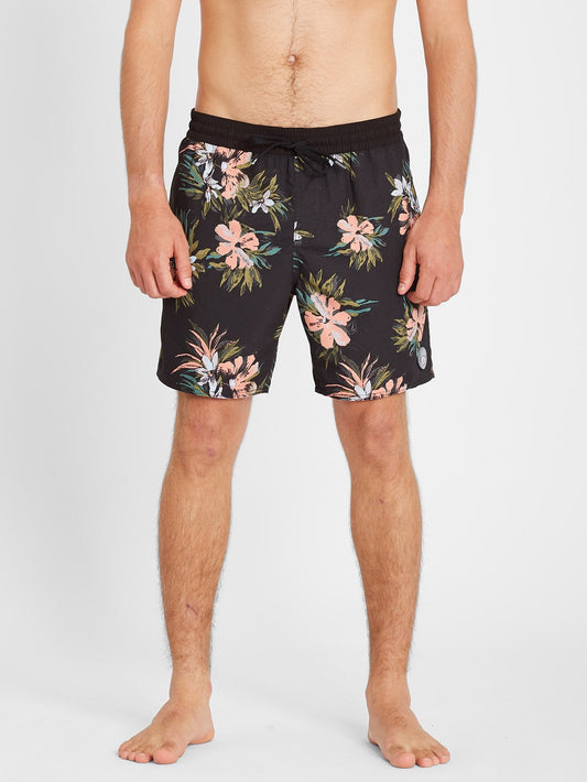 Earthly Delight Trunk 17" Boardshort - Black