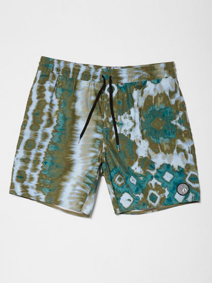 Earthly Delight Trunk 17" Boardshort - Spruce Green