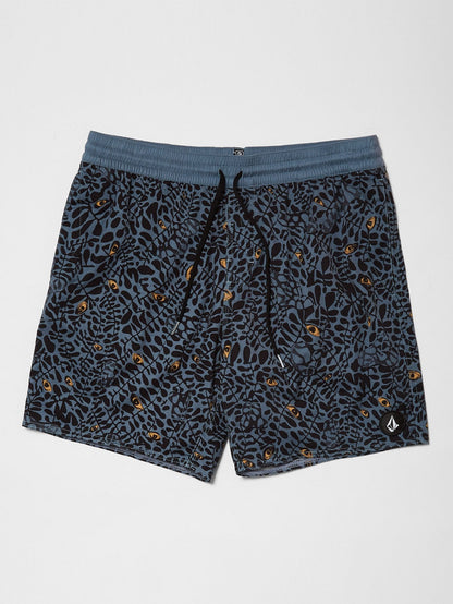 Strange Daze Paisley Trunk 17" Boardshort - China Blue