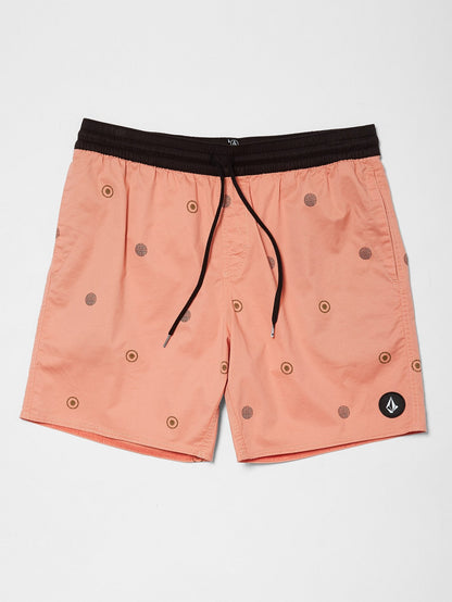 Strange Daze Paisley Trunk 17" Boardshort - Clay Orange