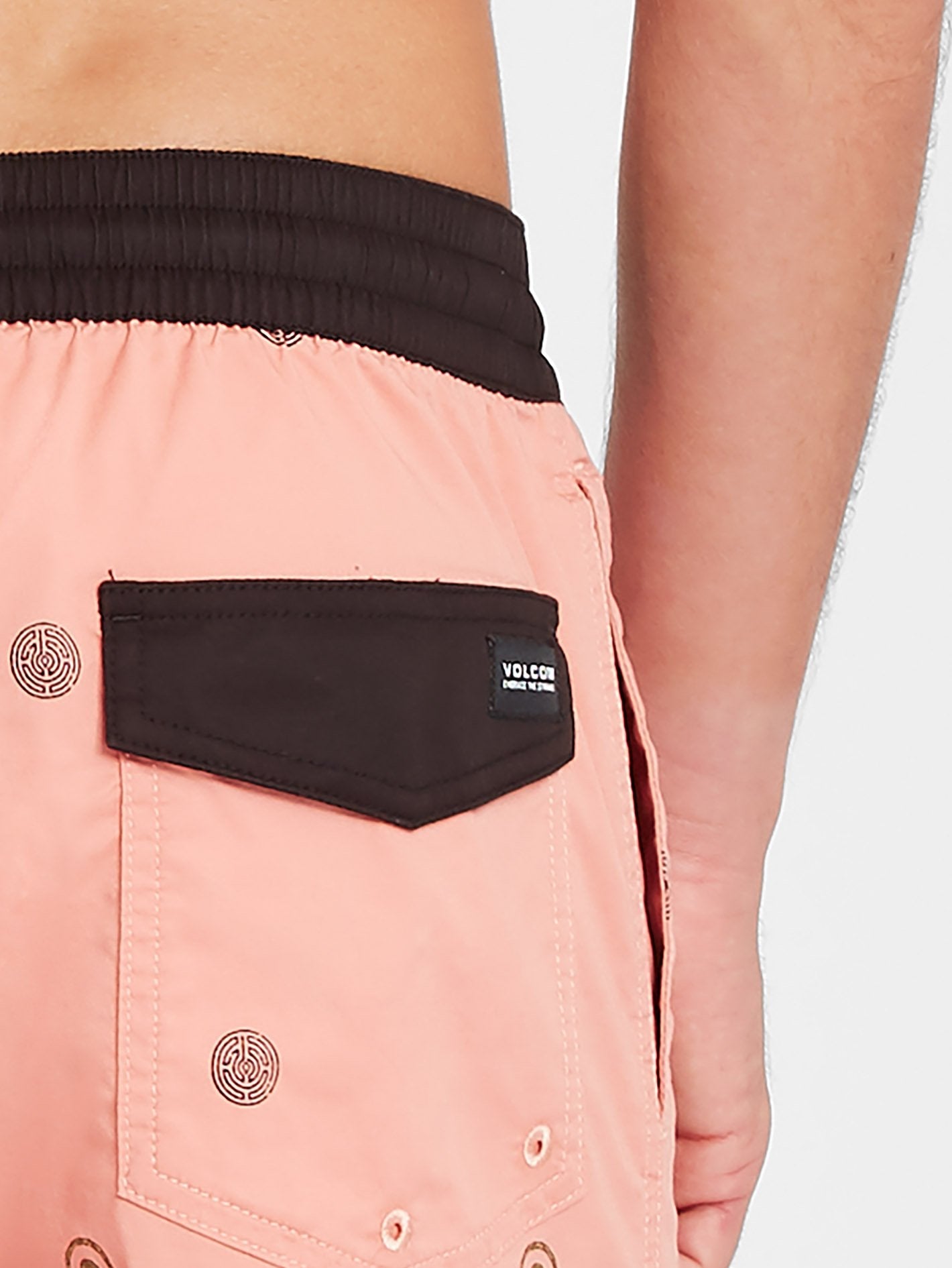 Strange Daze Paisley Trunk 17" Boardshort - Clay Orange