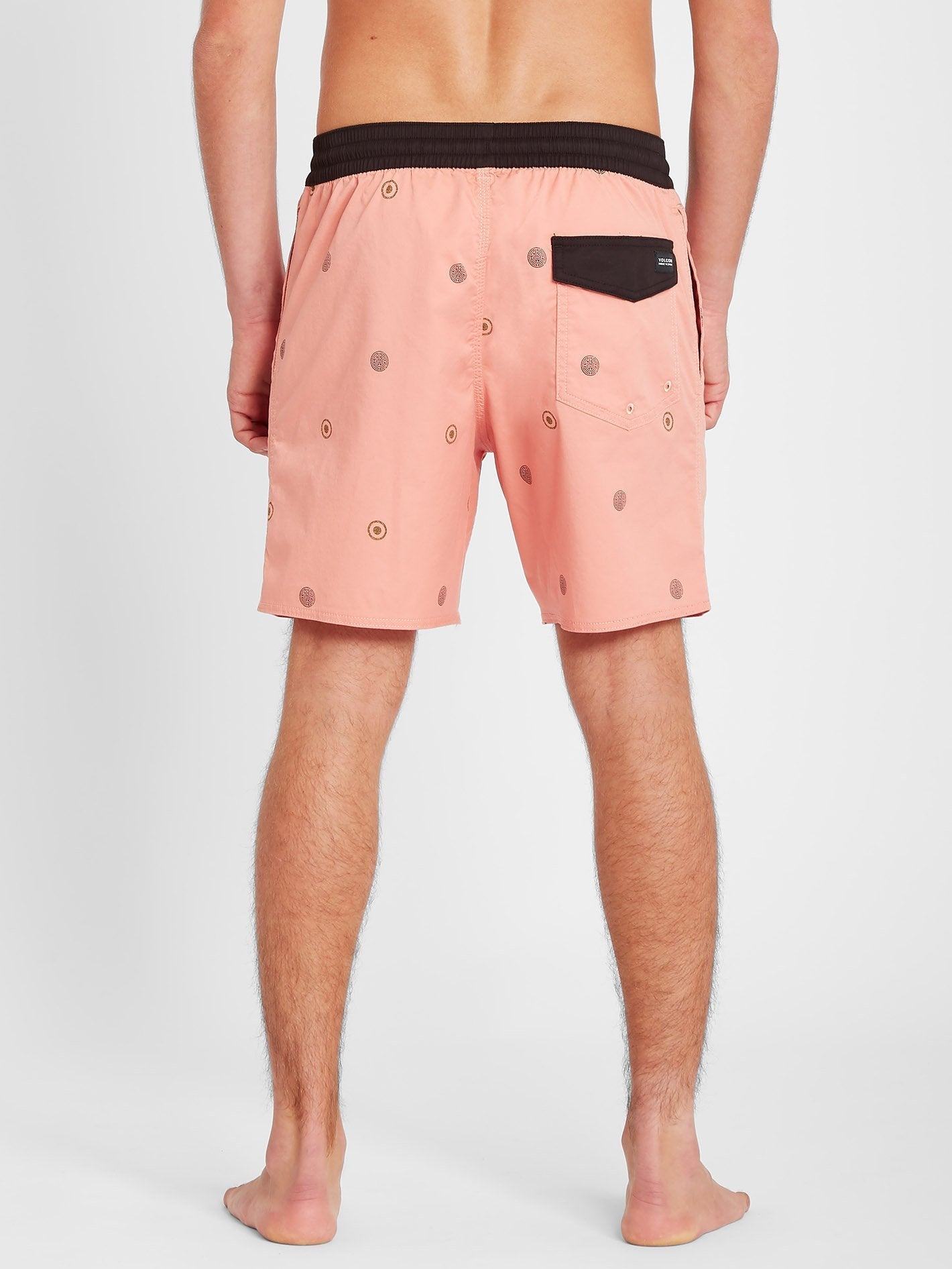 Strange Daze Paisley Trunk 17" Boardshort - Clay Orange