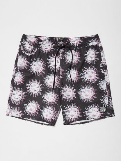 Ozzy Trunk 17" Boardshort - Black
