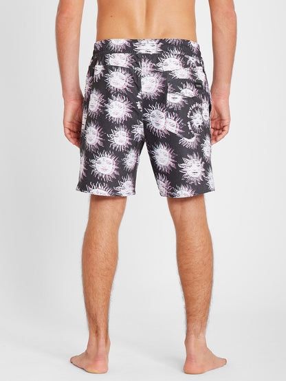 Ozzy Trunk 17" Boardshort - Black