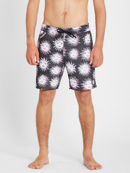 Ozzy Trunk 17" Boardshort - Black