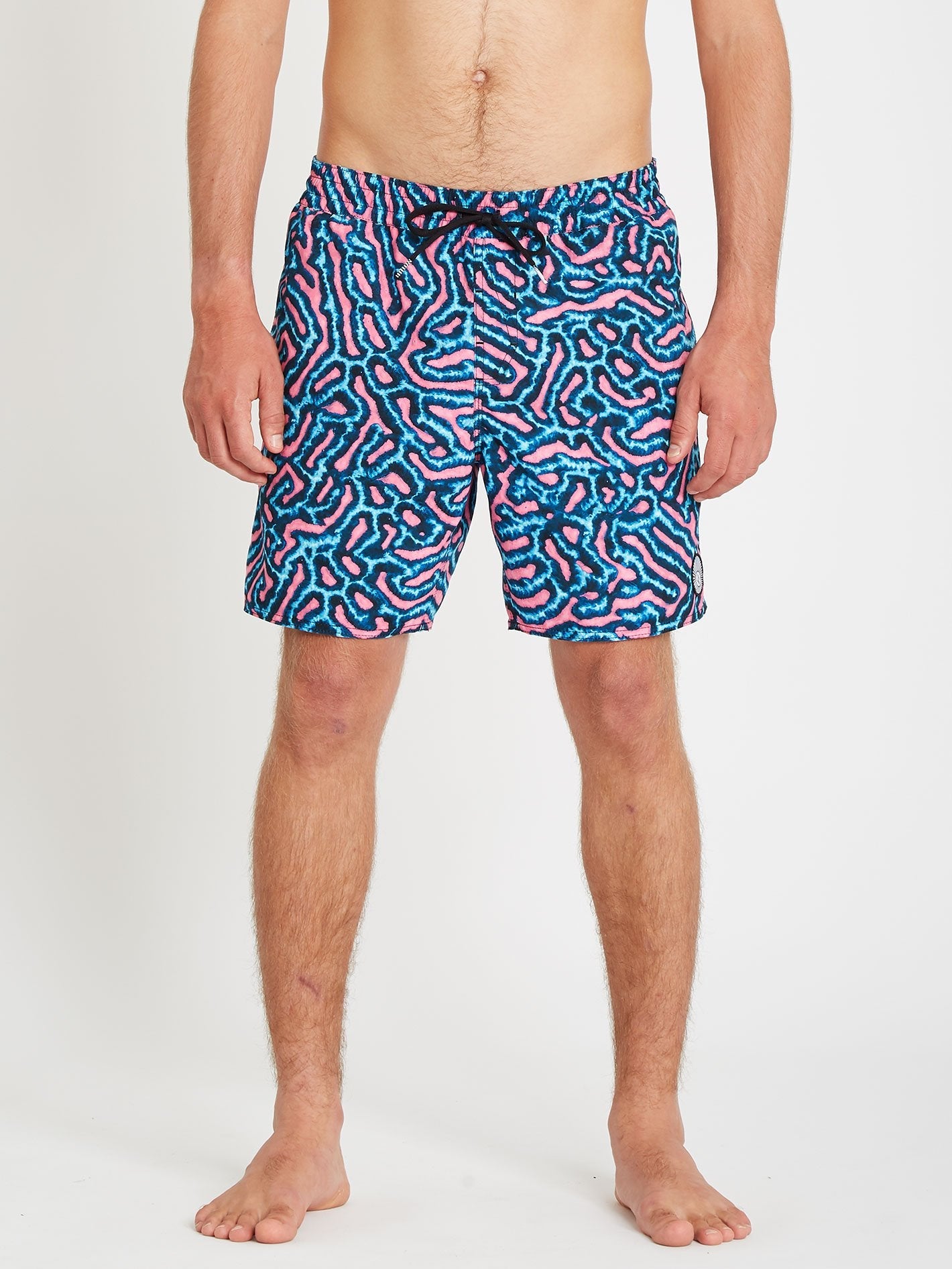 Coral Morph Trunk 17" Boardshort - Pink