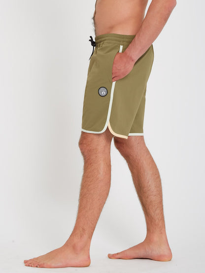 Lido Liberators 17" Boardshort - MARTINI OLIVE