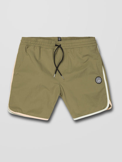 Lido Liberators 17" Boardshort - MARTINI OLIVE