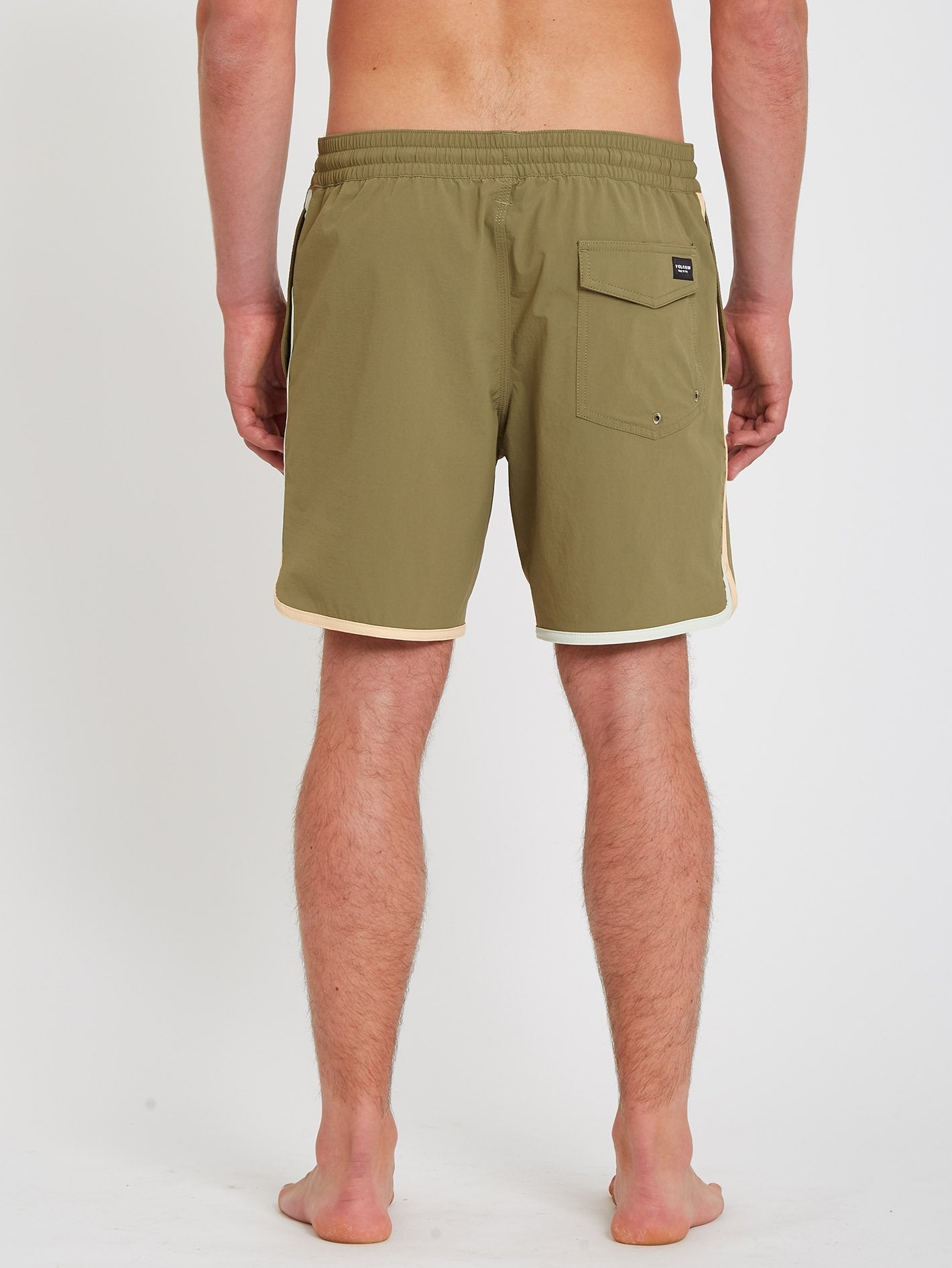 Lido Liberators 17" Boardshort - MARTINI OLIVE