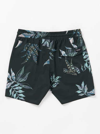 Baffle Trunk 17"Boardshort - BLACK