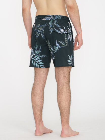 Baffle Trunk 17"Boardshort - BLACK
