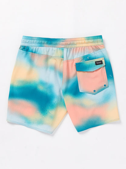 Baffle Trunk 17"Boardshort - SALMON