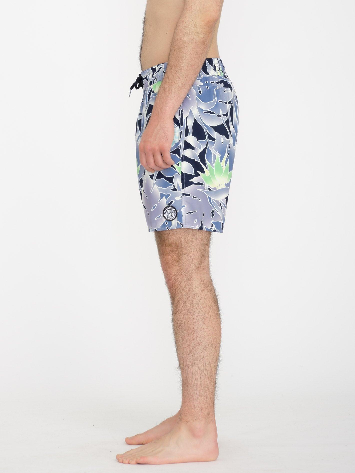 Lido Print Trunk 17" Boardshort - NAVY