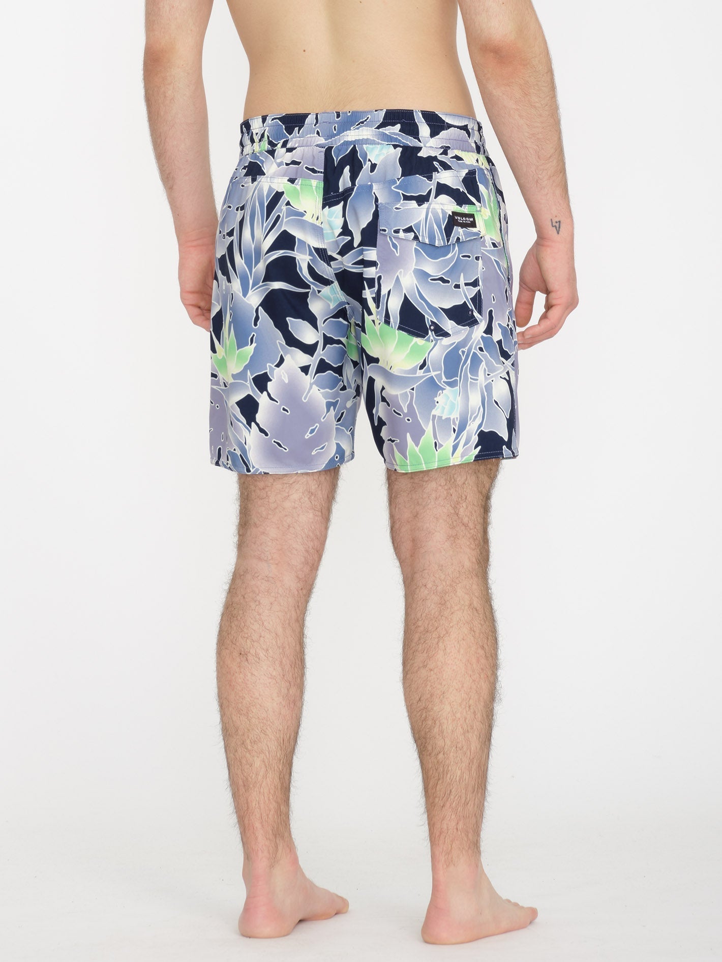 Lido Print Trunk 17" Boardshort - NAVY