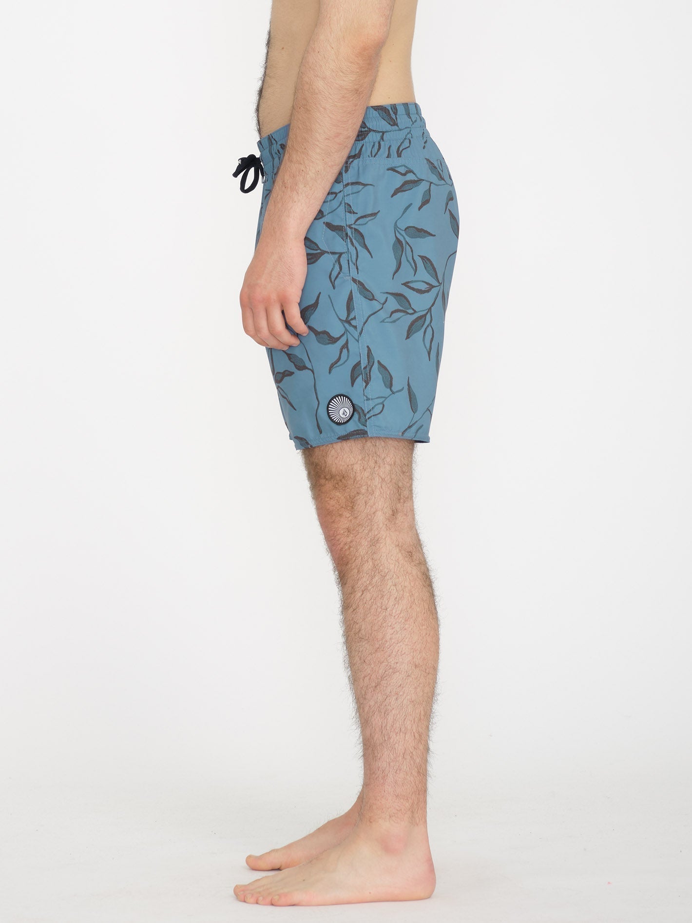 Lido Print Trunk 17" Boardshort - STONE BLUE