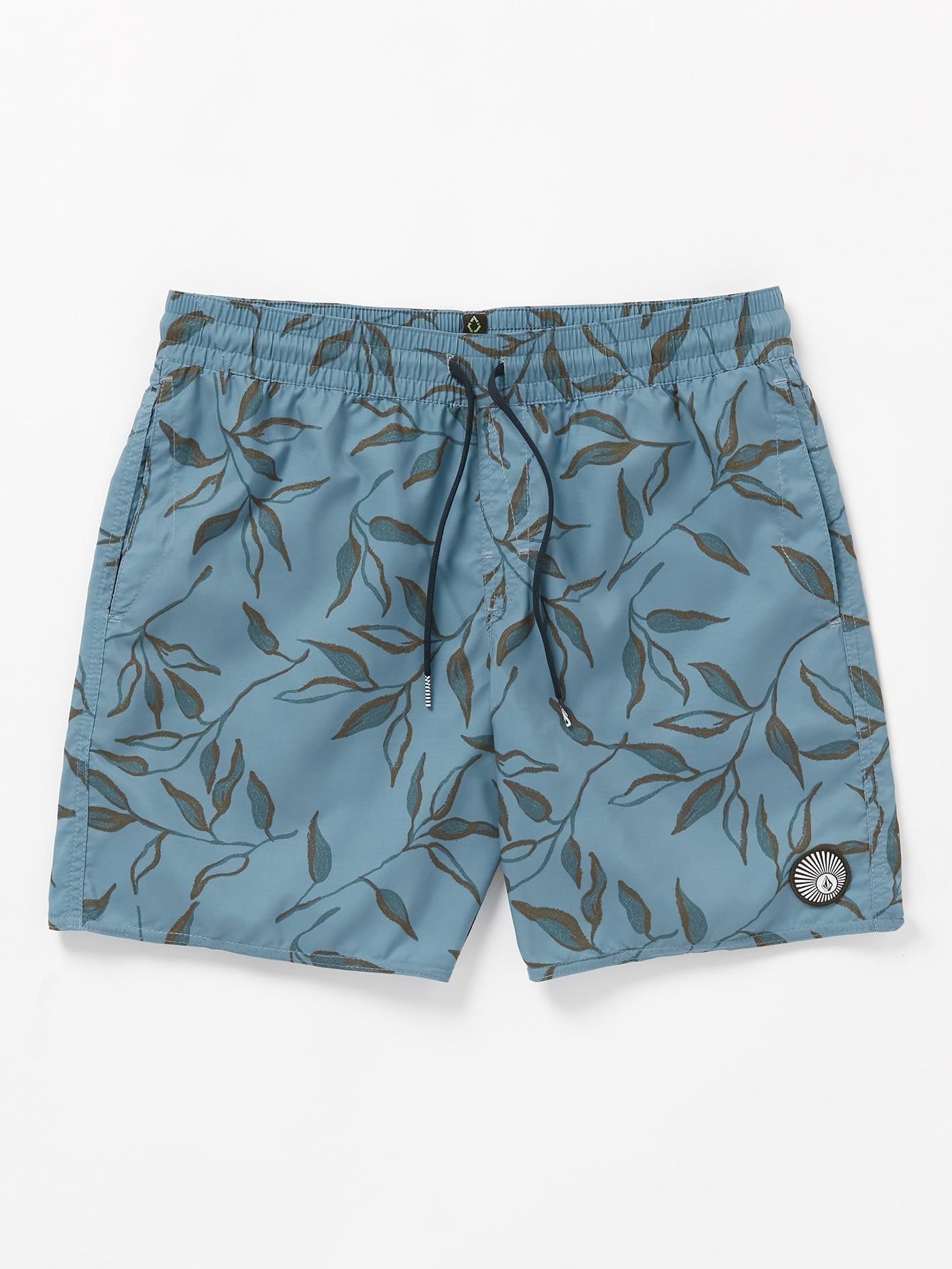 Lido Print Trunk 17" Boardshort - STONE BLUE