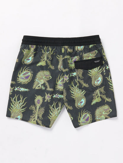 Tetsunori Trunk 17" Boardshort - BLACK
